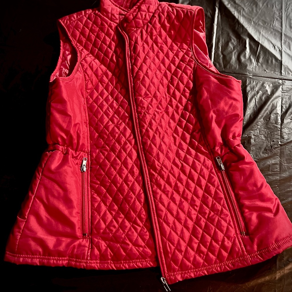 Relativity Red Quilted Vest